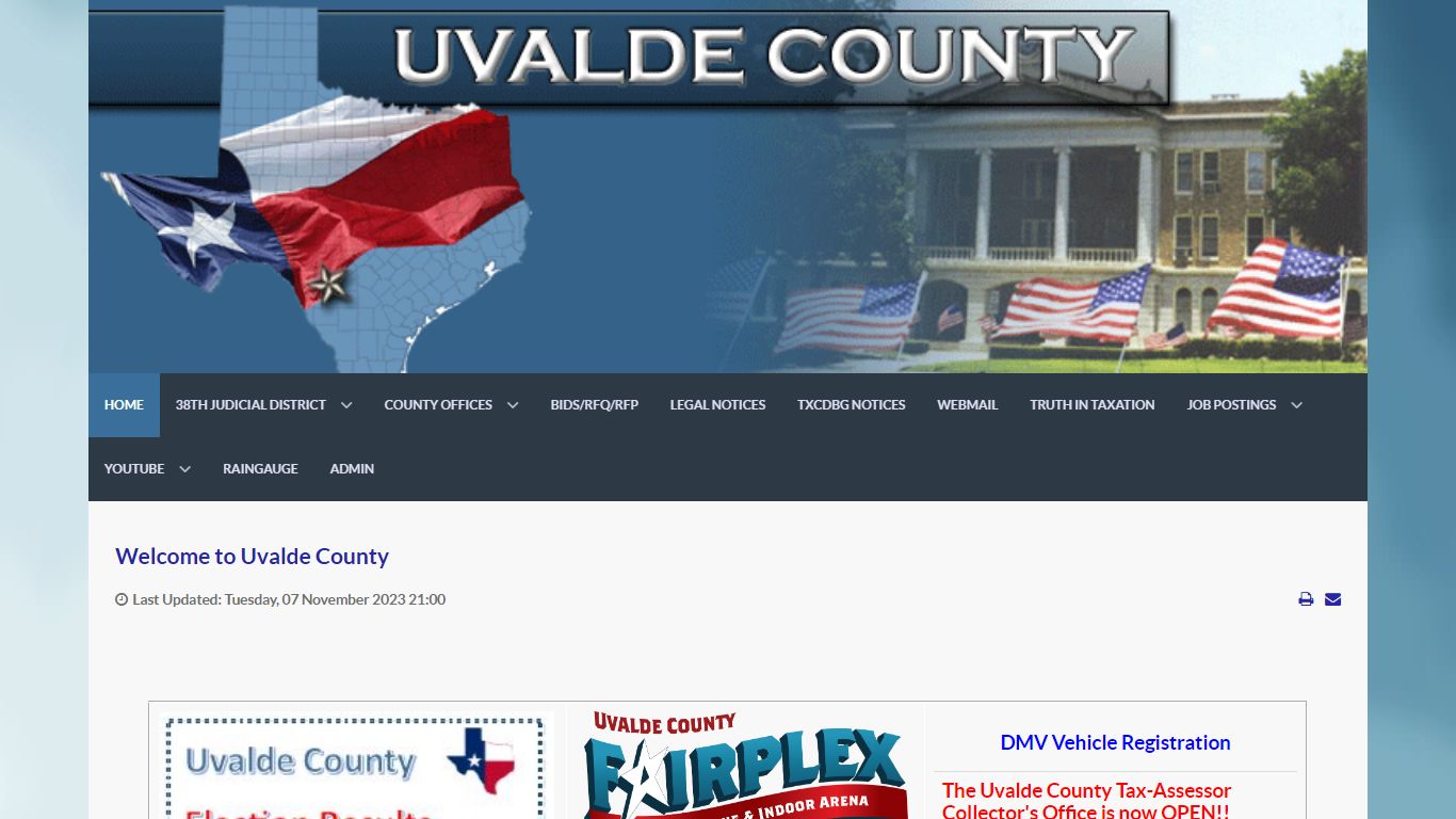 Welcome to Uvalde County